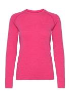 Core Dry Active Comfort Ls W Sport T-shirts & Tops Long-sleeved Pink C...