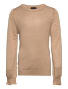 Inngrid 256 Tops Knitwear Pullovers Beige Bruuns Bazaar