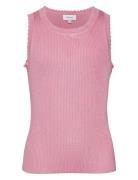 Vero Moda Girl Vmfiji Sl U-Neck Top Ga Girl Rosa