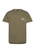 Tshirtrn 24 Tops T-shirts Short-sleeved Green BOSS