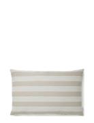 Outdoor Stripe Cushion Home Textiles Cushions & Blankets Cushions Beig...