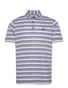 2 Clr Stripe Lc Tops Polos Short-sleeved White Adidas Golf