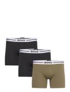 Boxerbr 3P Bold Boxerkalsonger Black BOSS