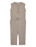 Copenhagen Colors Rib Jersey Jumpsuit Beige