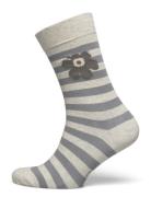 Kasvaa Tasaraita Unikko Lingerie Socks Regular Socks Grey Marimekko