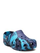 Classic Marbled Clog K Shoes Clogs Blue Crocs
