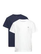 GANT C-Neck T-Shirt 2-Pack Multi/patterned