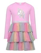 Dress L S Unicorn And Mesh Ski Dresses & Skirts Dresses Casual Dresses...