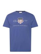 GANT Reg Archive Shield Ss T-Shirt Blå