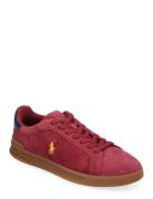 Heritage Court Ii Suede Sneaker Låga Sneakers Red Polo Ralph Lauren