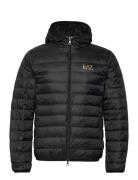 Down Jacket Tunn Jacka Black EA7