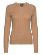 Polo Ralph Lauren Cable-Knit Cashmere Sweater Beige