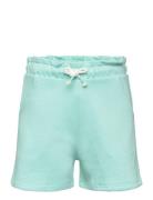 Mango Cotton Drawstring Waist Shorts Blå