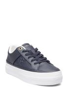 Essential Vulc Sneaker Monogram Låga Sneakers Navy Tommy Hilfiger