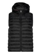 Tommy Hilfiger Lw Padded Global Stripe Vest Svart