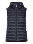 Tommy Hilfiger Lw Padded Global Stripe Vest Marinblå