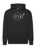 Double A By Wood Wood Cass Resort Club Hoodie Gots Svart