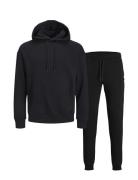 Jack & J S Jjebradley Sweat Hood Set Pack Mp Svart