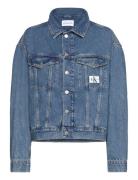 Boxy Denim Jacket Jeansjacka Denimjacka Blue Calvin Klein Jeans