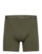 Cotton Stretch Boxer 1P Boxerkalsonger Green Björn Borg