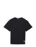 Tom Tailor Over Printed T-Shirt Svart