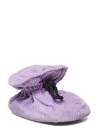 Melton Corduroy Slippers Lila