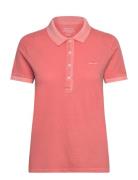 GANT Sunfaded Ss Pique Polo Korall