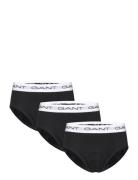 Brief 3-Pack Night & Underwear Underwear Underpants Black GANT