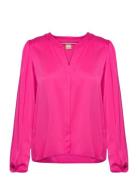 Biralana Tops Blouses Long-sleeved Pink BOSS