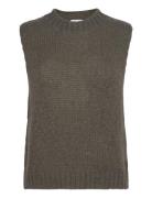 Noella Kala Knit Vest Khaki Green