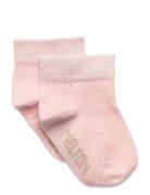 Bamboo Socks Sockor Strumpor Pink Melton