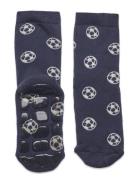 Soccer Socks With Anti-Slip Strumpor Non-slip Navy Melton