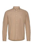 Desert Reg Shirt Tops Shirts Casual Beige Les Deux