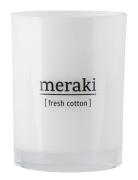 Scented Candle, Fresh Cotton Doftljus White Meraki