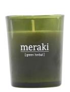 Scented Candle, Green Herbal Doftljus Nude Meraki