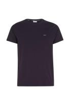 Calvin Klein Stretch Slim Fit T-Shirt Marinblå