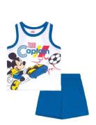 Pyjama Pyjamas Set Blue Mickey Mouse