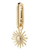 Pilgrim Charm Recycled Sun Pendant Guld