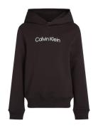 Calvin Klein Inst. Logo Reg. Terry Hoodie Svart