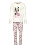 Pyjama Pyjamas Set White Minnie Mouse