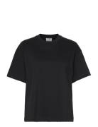 Over D Tee Tops T-shirts & Tops Short-sleeved Black Filippa K