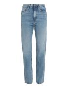 Calvin Klein Jeans High Rise Straight Blå