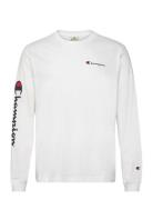 Champion Crewneck Long Sleeve T-Shirt Vit