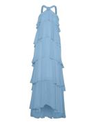 Vero Moda Vmfelicia Sl Ruffle Maxi Dress Exp Blå