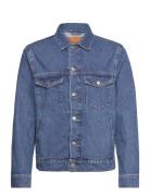 Basic Denim Jacket Jeansjacka Denimjacka Blue Mango