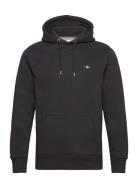 GANT Reg Shield Hoodie Svart