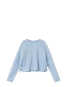 Name It Nkflinnea Ls Loose Short Knit Blå