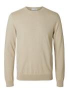 Selected Homme Slhberg Crew Neck B Beige