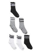 Converse Basic Wordamark Crew Socks 6-Pack Sockor Strumpor Black Conve...