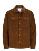 Jack & J S Jjeeddie Corduroy Overshirt Ls Sn Brun